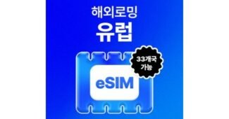 유럽이심 대신 비교해 드립니다! 필수보유득템 한방에 비교하기