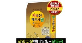 햅쌀20kg 홈쇼핑 품절대란! 필수보유득템 1타3피 추천!추천!