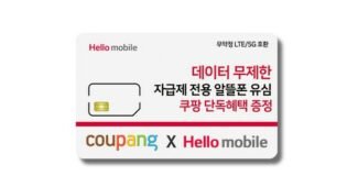 유심 완판전 미리 주문 필수! 보물같은 상품 구매가이드