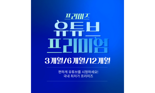 유튜브프리미엄 정말 놓치면 아까운 내 시간을 아껴주는 상품 비교분석추천