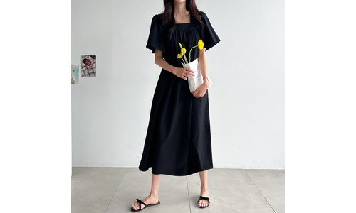 스퀘어넥원피스 백화점에서 난리난 방송인기상품 우쭈쭈! 우쭈쭈!